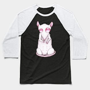 Albino rat pencil drawing Baseball T-Shirt